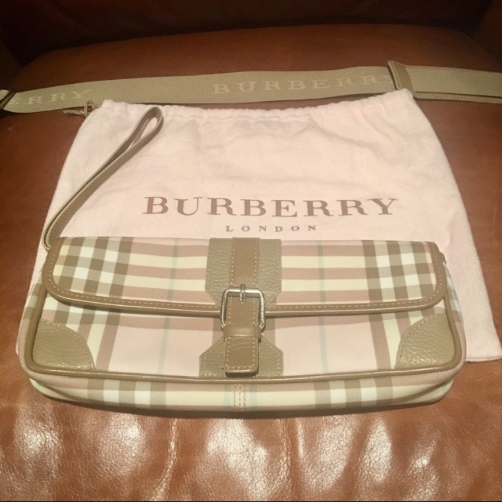 Burberry nova check,clutch / shoulder bad